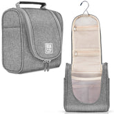 Small Collapsible Hanging Toiletry Bag - Quartz Gray