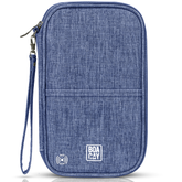 Document Organizer & Wallet (with RFID Blocker) - Violet Blue