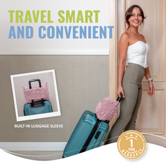 Honeycomb Packable Travel Blanket - Pink