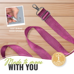 Shoulder Bag Strap - Cerise Pink