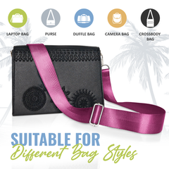 Shoulder Bag Strap - Cerise Pink
