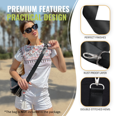 Shoulder Bag Strap - Sapphire Black