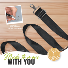 Shoulder Bag Strap - Sapphire Black