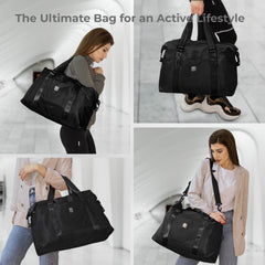 Duffle & Weekender Bag - Black