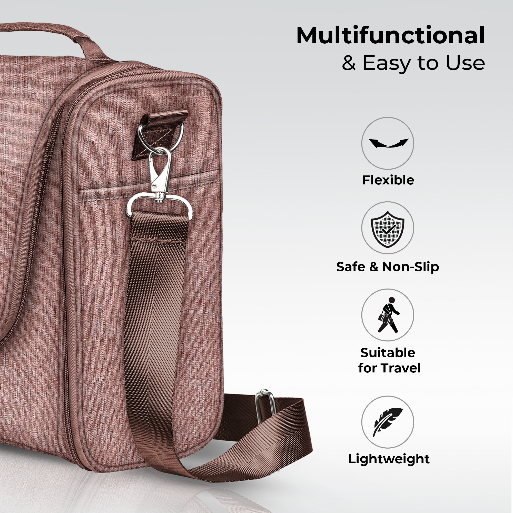 Deago 5 Pcs Wide Purse Strap Replacement Adjustable Canvas Crossbody  Handbag Shoulder Bag Strap