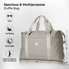 Duffle & Weekender Bag - Off White