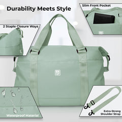 Duffle & Weekender Bag - Mint Green