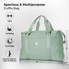 Duffle & Weekender Bag - Mint Green
