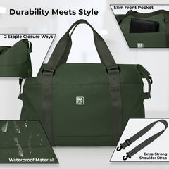 Duffle & Weekender Bag - Olive Green