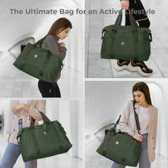 Duffle & Weekender Bag - Olive Green