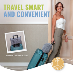 Honeycomb Packable Travel Blanket - Gray