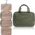 Medium Green Foldable & Waterproof Hanging Travel Toiletry Bag for Women