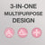 3 in 1 Multipurpose Travel Bottles Set