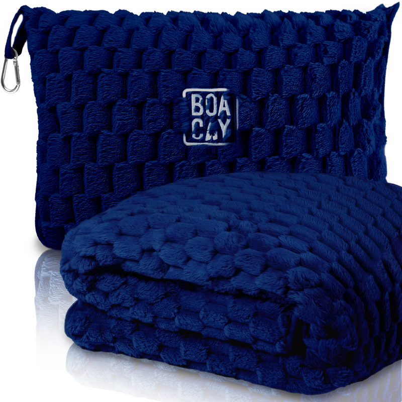 TENTIAL BAKUNE BLANKET 130×70cm Navy rainforest-outdoor-packable-