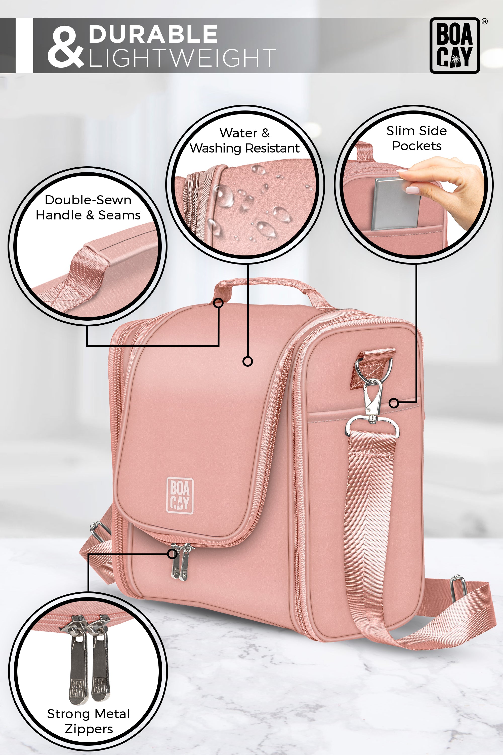 Cosmetic toiletry Travel bag – Daisy Rose bags