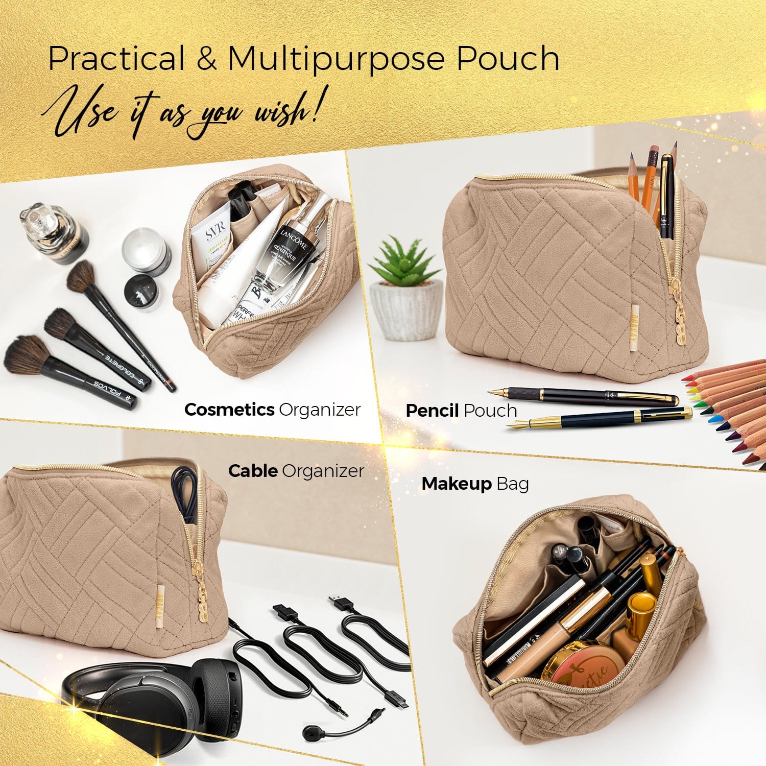 Cosmetics bags outlet