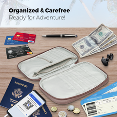 Travel Wallet & Document Organizer, Travel Wallet, Document Organizer, best travel wallet, travel wallets, passport travel wallet, mens travel wallet, travel wallet womens 